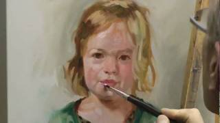 Learn how to paint a portrait portrait painting demo by ben lustenhouwer [upl. by Eidualc]