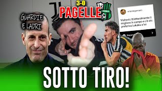 ALLEGRI LI MANDA AL MANICOMIO VLAHOVIC APRE LA CACCIA BREMER SOGNA Juve Sassuolo 30  Pagelle [upl. by Anitram294]