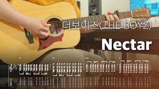 THE BOYZ더보이즈 ’Nectar’ 통기타 커버 악보  Guitar Cover [upl. by Skurnik]