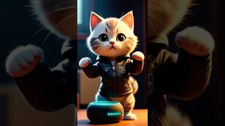 Mom How do I make my smart speaker dance cute cat kitten memes [upl. by Etnaed482]