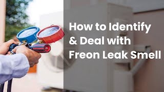 How to Identify and deal with a Freon Leak Smell [upl. by Omidyar]