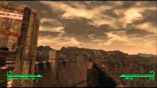 Fallout New Vegas The bombing of Hoover Dam [upl. by Odiug]