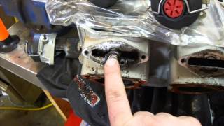 How to Rebuild a Seadoo Engine Part 4 Cylinder and Heads [upl. by Farr]