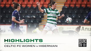 Match Highlights  Celtic FC Women 10 Hibernian  Hoops beat Hibs to go top of the SWPL table [upl. by Bird]