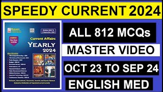 speedy current affairs in english  speedy current affairs 2024 english  speedy yearly current mcqs [upl. by Judith]