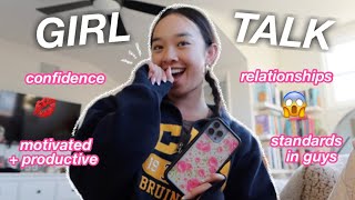 GIRL TALK  relationships confidence motivation etc 💋 [upl. by Norek]