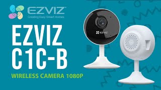 EZVIZ C1C B Wireless camera  Apex Security Hub [upl. by Ellehcyar]