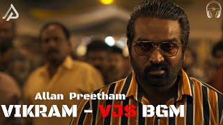 Vikram  Vijay Sethupathi Entry Bgm  Allan Preetham  Mix  Kamal  Anirudh [upl. by Igal]