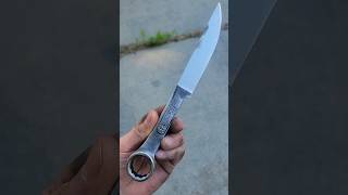 FORGING A KNIFE FROM A WRENCH handmade wrench knife [upl. by Gary609]