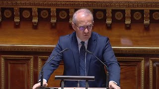 Motion de censure  la France n’a pas besoin « d’une nouvelle crise » prévient JeanFrançois Husson [upl. by Lehcir]