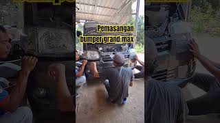 pemasangan bumper grand max [upl. by Nevur]