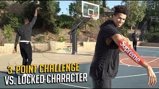 1 v 1 BASKETBALL 3POINT CHALLENGE vs My Dad [upl. by Lehcor195]