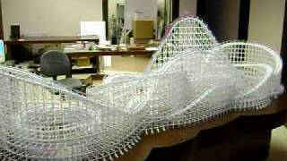 Model of working wooden roller coaster [upl. by Orling562]