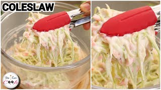 Coleslaw Recipe by YES I CAN COOK [upl. by Ellehcan]