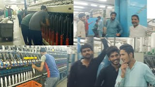 Super doffing speed in textile spinning industry Ring doffing speed Dhaga mill ma kam Textile mil [upl. by Tucker]