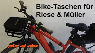 Biketaschen für Riese amp Müller Fahrräder Welche Taschen kann ich verwenden [upl. by Monarski]