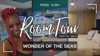 Royal Caribbean Wonder of the Seas Room Tour  Interior Room Tour  Vacation Vlog [upl. by Adlay]