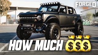 Is this the most expensive Bronco ever built 2022 Wildtrak SEMA Build [upl. by Amaleta]