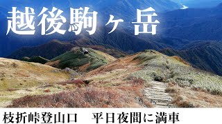 越後駒ヶ岳 枝折峠登山口 20241023 [upl. by Monique383]