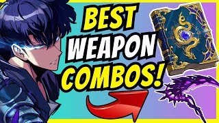 BEST WEAPON COMBOS Solo Leveling Arise BEST BUILD OPTIONS FOR JINWOO [upl. by Yzzik]