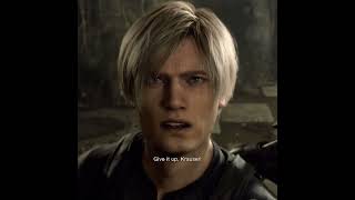 Krauser vs leon edit resident evil 4 remake [upl. by Johm134]