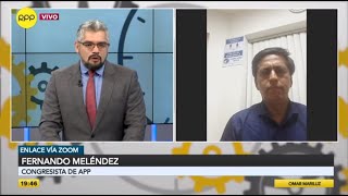 Meléndez “Exhortamos al señor Vizcarra a decir nombres” [upl. by Esimaj607]