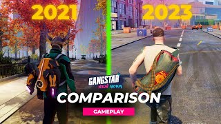 Gangstar New York  2021 vs 2023  How Big is the Difference Now [upl. by Adelric922]