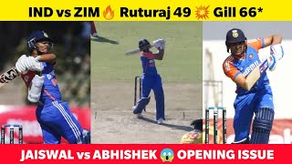 IND vs ZIM🔥 Ruturaj Sixes😍 Gill 66🌟 IND Won by 23 runs😱 IND vs ZIM 3rd T20i Highlights [upl. by Ryon]