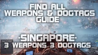 Battlefield 4  Alle DogTags amp Waffen  Mission 4 Singapore PS3PS4XBoxXBoxOnePC [upl. by Asyral745]