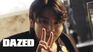 Go behind the scenes of Jung Kook’s Dazed cover shoot  Dazed Autumn 23 [upl. by Lebama]