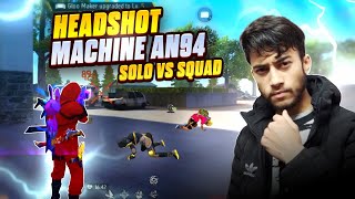 Secret of A94😱 Unstoppable Solo Vs Squad Gameplay  Free Fire Max [upl. by Pudendas]