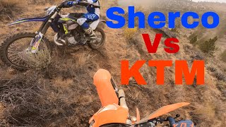 Hard Enduro Sherco Or KTM  2022 Sherco 300 SE Factory First Ride [upl. by Annaoy]