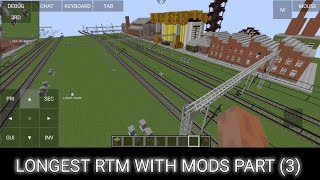 Minecraft world longest railway part 3  Minecraft longest rtm 3 [upl. by Thordia]