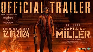 Captain Miller  Hindi Trailer  Dhanush  Shiva Rajkumar  Arun Matheswaran  GV Prakash Kumar [upl. by Artemisia242]