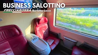 IN BUSINESS SALOTTINO SUL FRECCIAROSSA DA BARLETTA A LECCE  A BORDO travelreport [upl. by Rothstein]