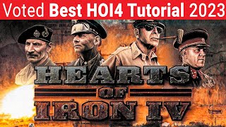 Hearts of Iron 4 Tutorial for Beginners  Latest 2023 update [upl. by Reffotsirk]