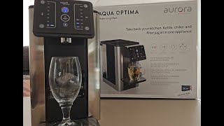 pt1 Aqua Optima Aurora hot and chilled water dispenser unboxing [upl. by Nettle]