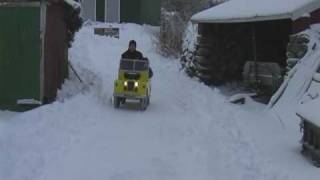 Toylander driving in snow [upl. by Orazio]