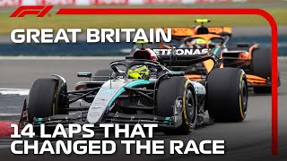 14 Laps That Changed The Race  2024 British Grand Prix [upl. by Zoara806]