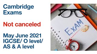 Cambridge update about examsIGCSE [upl. by Alaster755]