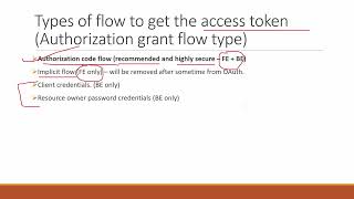 Types of Authorization flow in OAuth 20  Simple Hindi Explanation [upl. by Einniw]