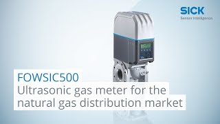 FLOWSIC500 from SICK ultrasonic gas meter for the natural gas distribution market  SICK AG [upl. by Asilehs108]