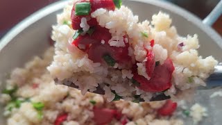 Lets cook egg fried rice with hotdog recipe food viral trending asmr [upl. by Malda323]