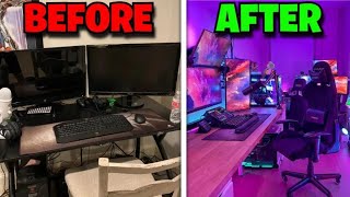 Transforming My Old Gaming Setup to the Ultimate Gaming Setup 2024 [upl. by Ellennoj147]