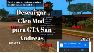 Cómo DESCARGAR CLEO MOD para su GTA San Andreas Android última versión 2024 [upl. by Assiral]