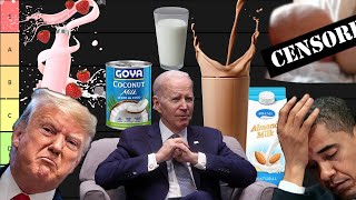 PRESIDENTS MAKE A MILK TIER LIST [upl. by Janela]