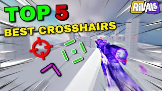 Top 5 BEST Rivals Crosshair Guide Roblox Rivals [upl. by Nimrahc]