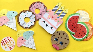 5 Easy Kawaii Bookmark DIYs  DIY Ice Cream Cookie Cupcakes Melon Bookmarks [upl. by Halonna241]