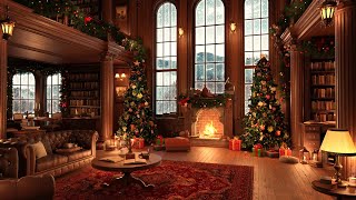 Relaxing Instrumental Christmas Music amp Fireplace  Cozy Christmas Ambience [upl. by Gavette32]