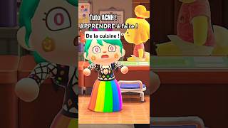 COMMENT APPRENDRE à CUISINER sur Animal crossing  animalcrossing acnh shortsfeed shorts [upl. by Rior]